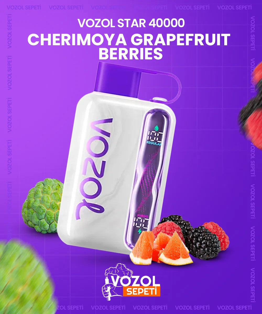 Vozol Star 40000 Cherimoya Grapefruit Berries