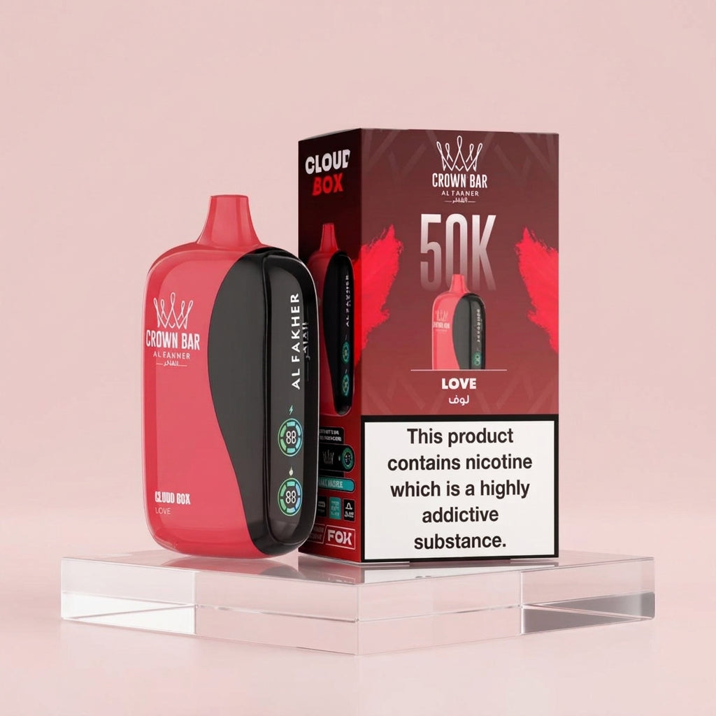 CrownBarAlFakher50000PuffsCloudBoxLove