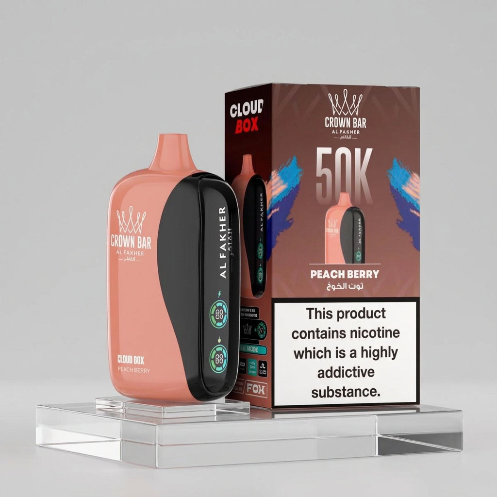 Al Fakher Crown Bar 50K- Peach Berry