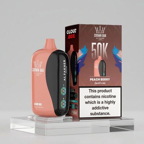 Al Fakher Crown Bar 50K- Peach Berry