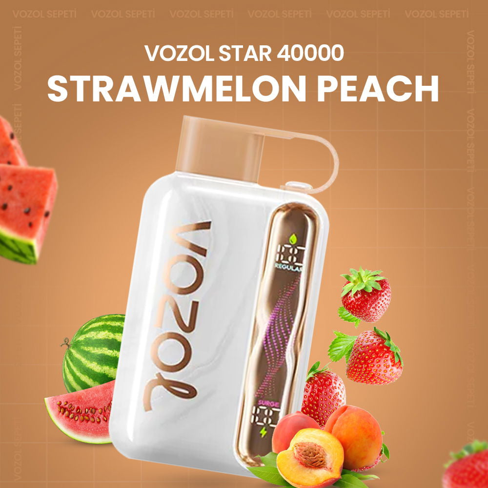Vozol Star 40000 Strawmelon Peach