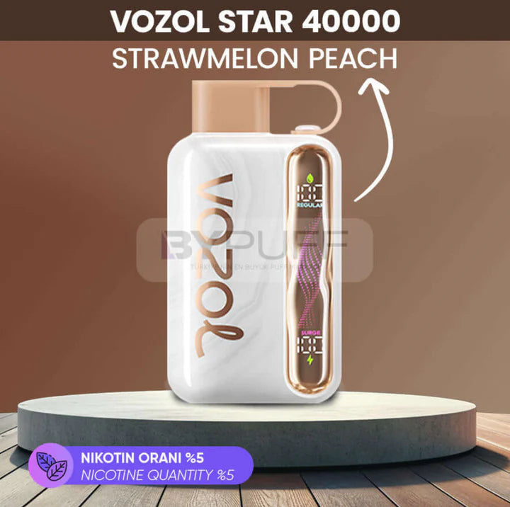 Vozol Star 40000 Strawmelon Peach