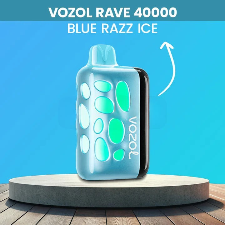 Vozol Rave 40000 Blue Razz Ice