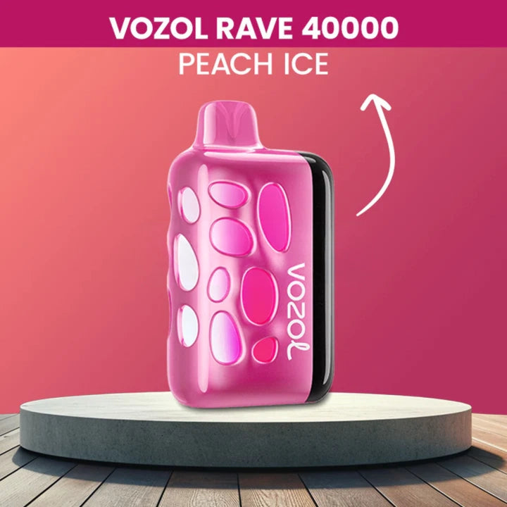 Vozol Rave 40000 Peach ice