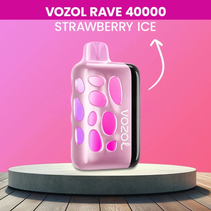 Vozol Rave 40000 Strawberry Ice