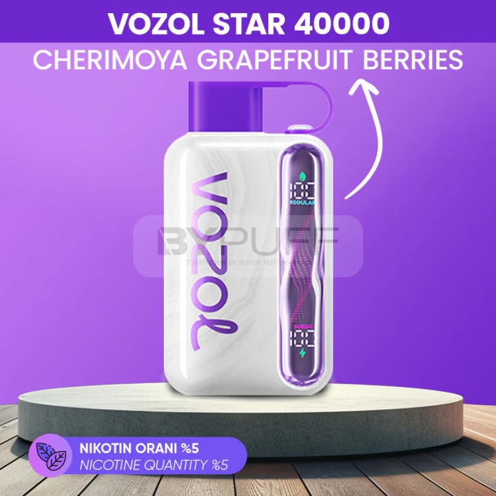 Vozol Star 40000 Cherimoya Grapefruit Berries