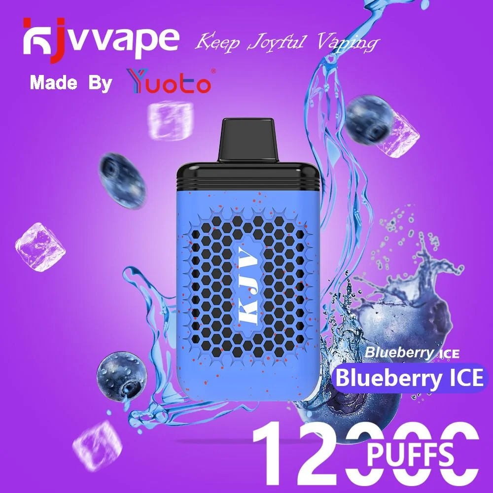 Yuoto KJV 12000 Puffs Disposable blueberry ice - Vapesepetimtr