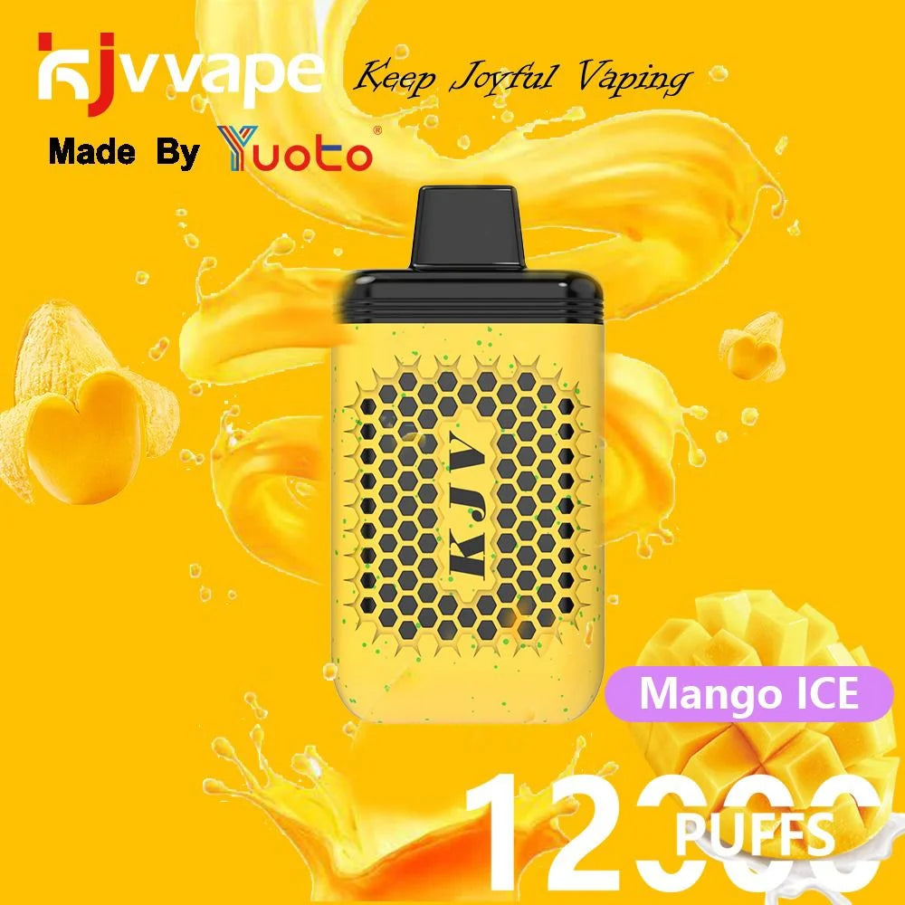 Yuoto KJV Disposable Vape 12000 Puffs mango ice - Vapesepetimtr