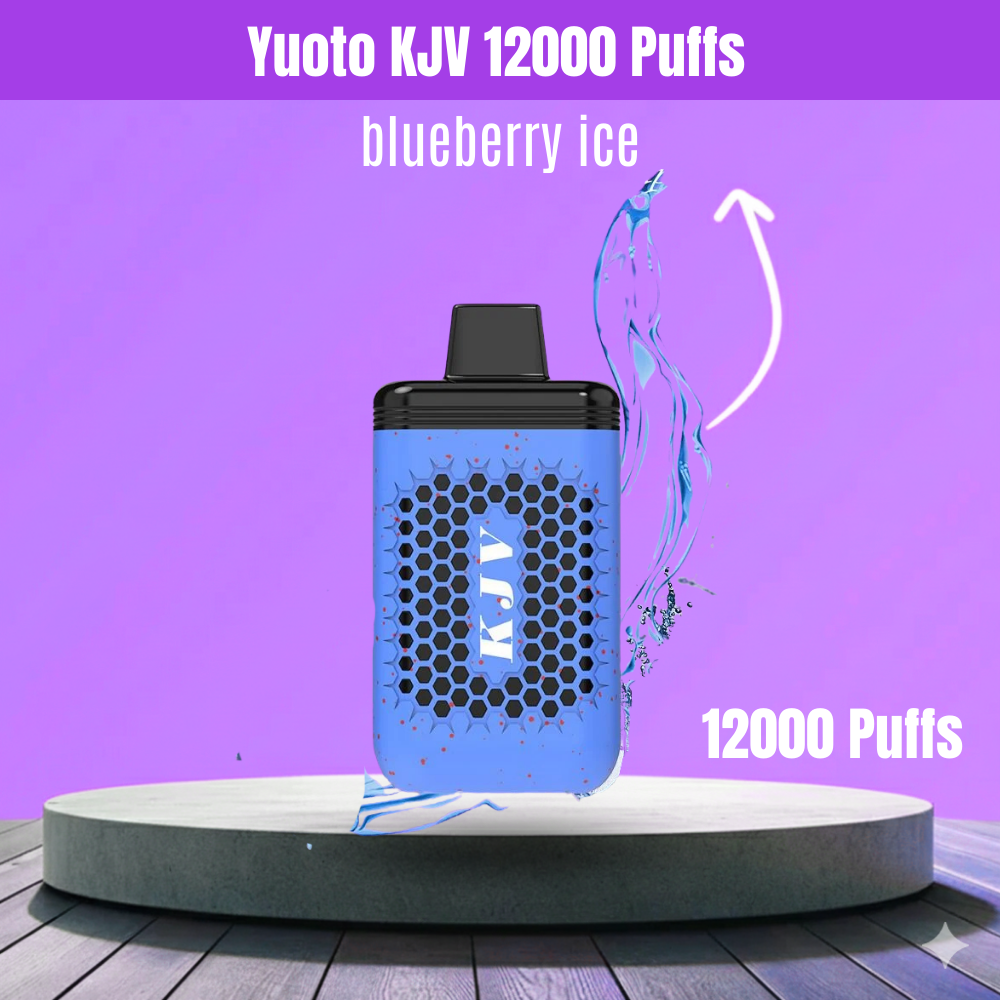 Yuoto KJV 12000 Puffs Disposable blueberry ice - Vapesepetimtr