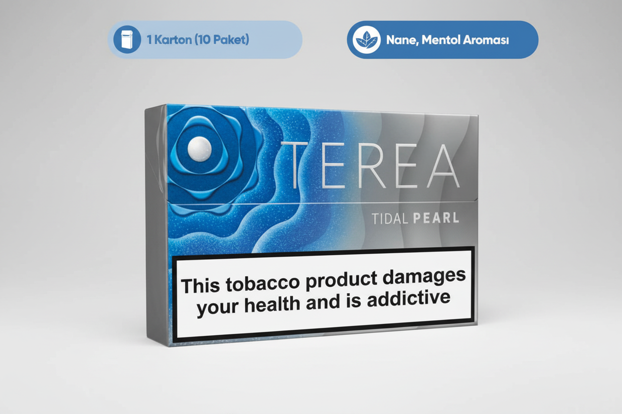 TEREA Tidal Pearl, VapeSepetimTR’de odunsu-mentol aromalı ısıtmalı tütün çubuğu