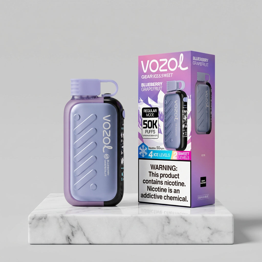 VOZOL Gear Ice & Sweet 50000 Blueberry Grapefruit 5% Nicotine
