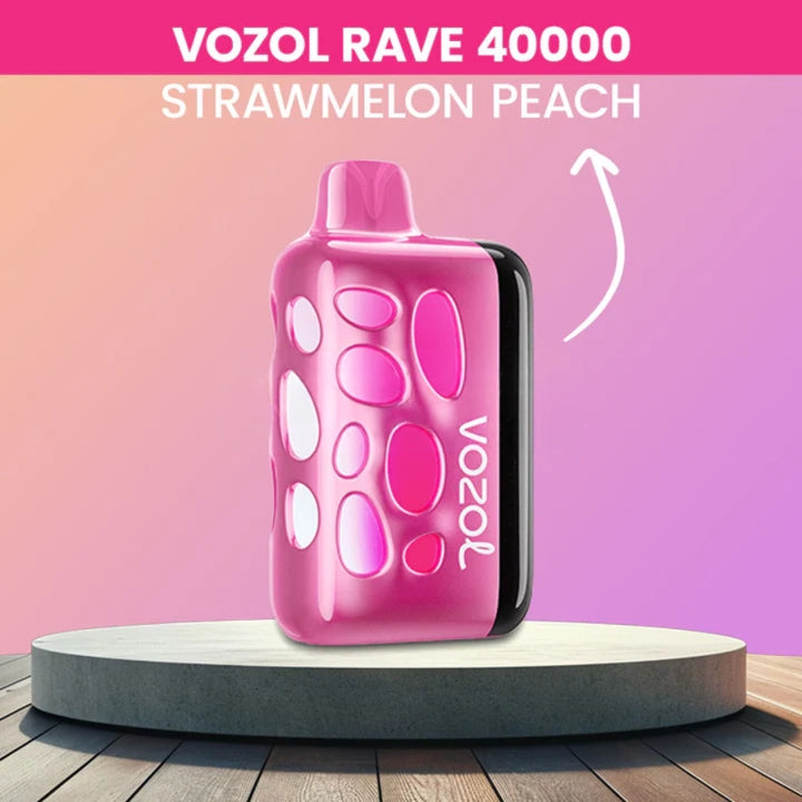 Vozol Rave 40000 Strawmelon Peach
