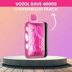 Vozol Rave 40000 Strawmelon Peach