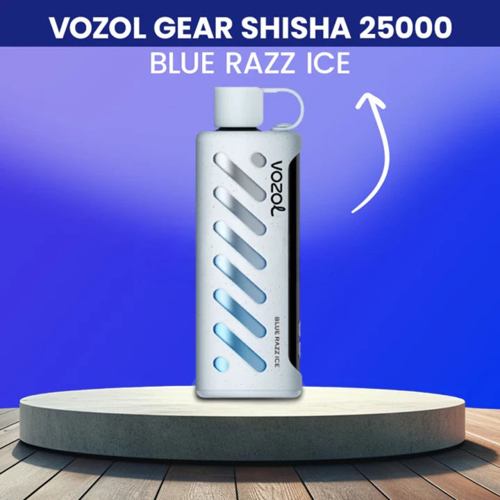 Vozol Gear Shisha 25000 Blue Razz ice