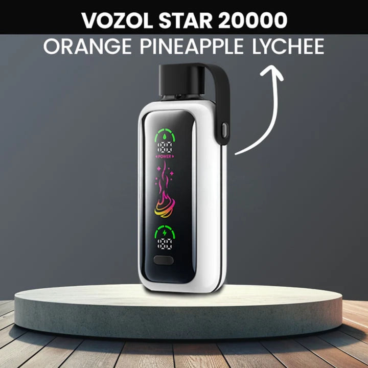 Vozol Star 20000 Orange Pineapple Lychee